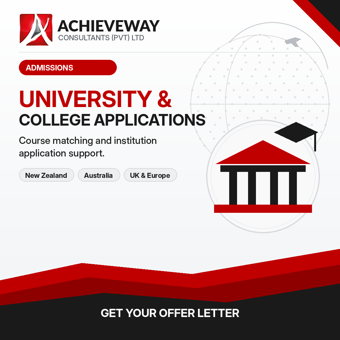 University & College Applications by Achieveway Consultants