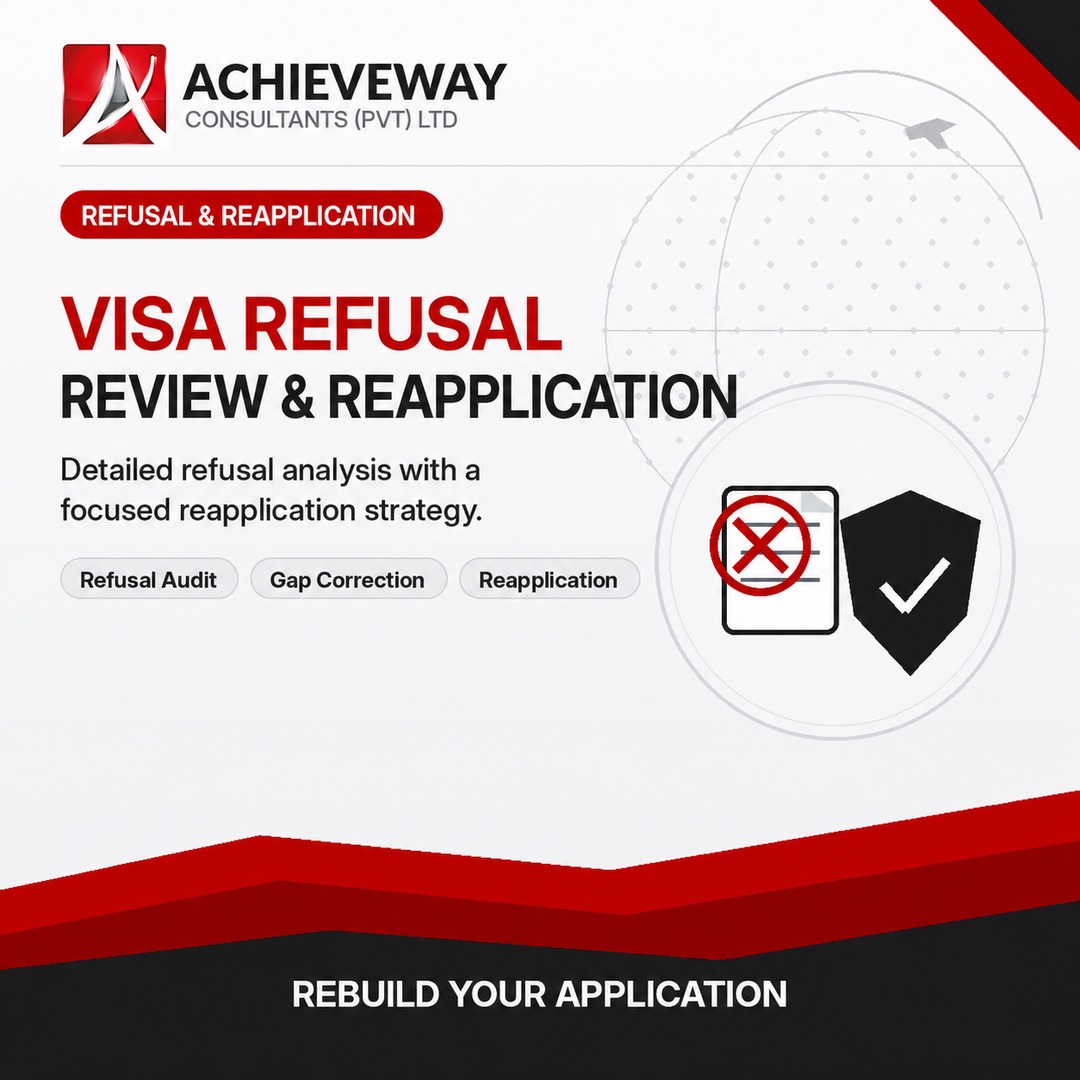 Visa Refusal Review & Reapplication by Achieveway Consultants